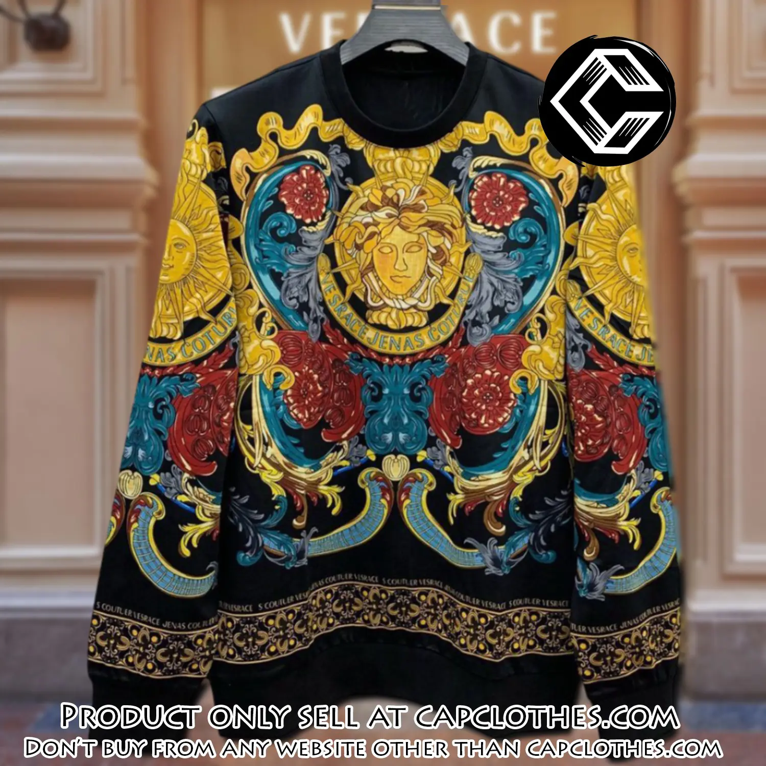 Versace luxury ugly sweater for winter lzu1417 cc0245413